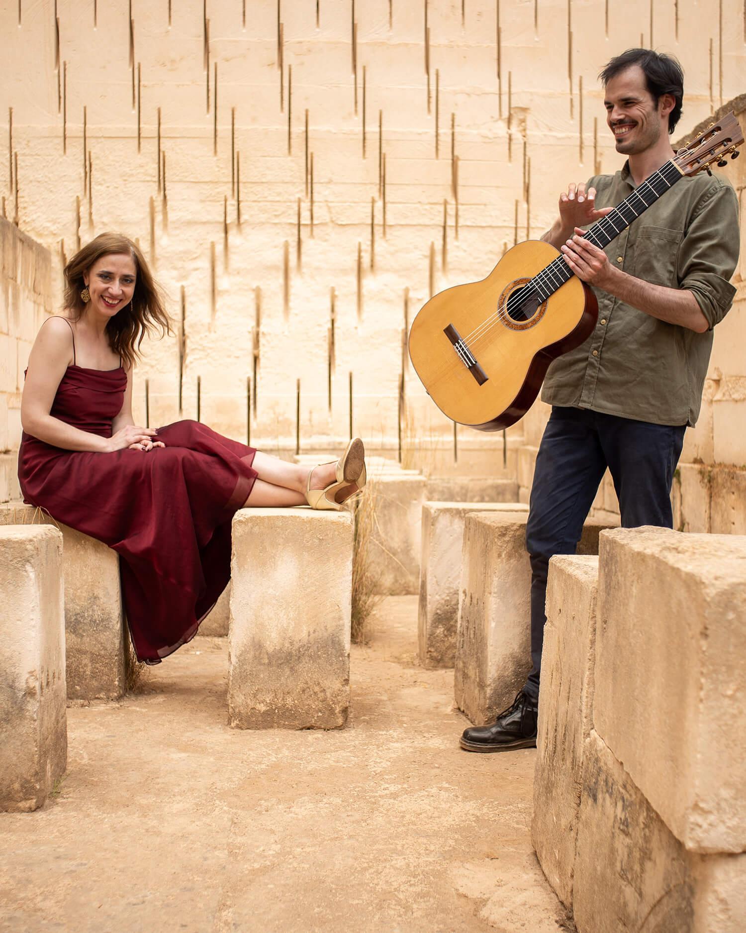 Daphné Souvatzi et François Aria